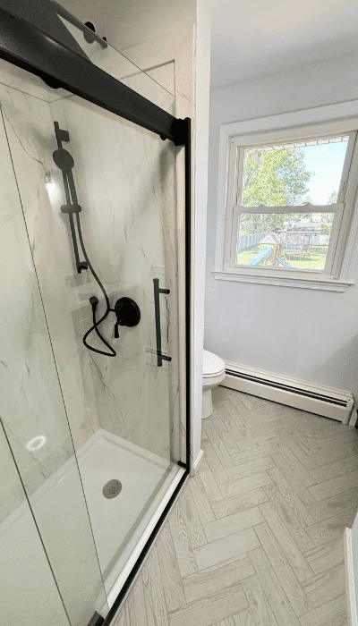 Full Bathroom Remodel With New Fixtures Shower